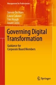 Cover von Governing Digital Transformation