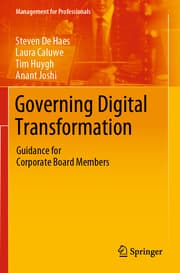 Cover von Governing Digital Transformation