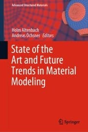 Cover von State of the Art and Future Trends in Material Modeling