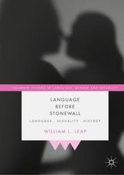 Cover von Language Before Stonewall