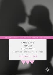 Cover von Language Before Stonewall