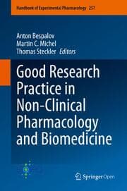 Cover von Good Research Practice in Non-Clinical Pharmacology and Biomedicine