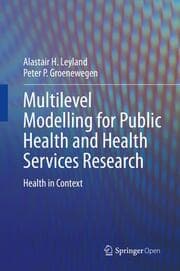 Cover von Multilevel Modelling for Public Health and Health Services Research