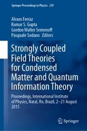 Cover von Strongly Coupled Field Theories for Condensed Matter and Quantum Information Theory