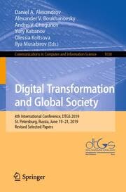Cover von Digital Transformation and Global Society