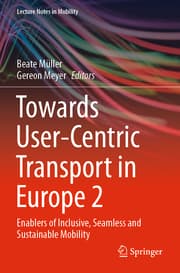 Cover von Towards User-Centric Transport in Europe 2