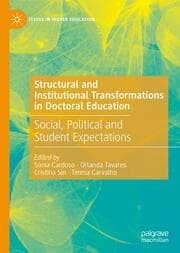 Cover von Structural and Institutional Transformations in Doctoral Education