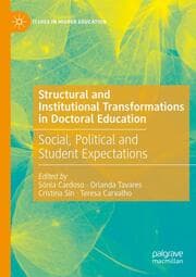 Cover von Structural and Institutional Transformations in Doctoral Education