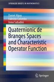 Cover von Quaternionic de Branges Spaces and Characteristic Operator Function