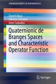 Cover von Quaternionic de Branges Spaces and Characteristic Operator Function