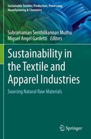 Cover von Sustainability in the Textile and Apparel Industries