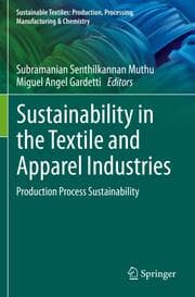 Cover von Sustainability in the Textile and Apparel Industries