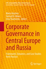 Cover von Corporate Governance in Central Europe and Russia