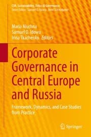Cover von Corporate Governance in Central Europe and Russia