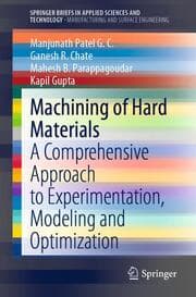 Cover von Machining of Hard Materials