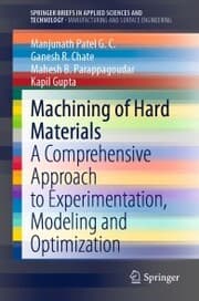 Cover von Machining of Hard Materials
