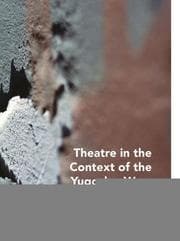 Cover von Theatre in the Context of the Yugoslav Wars