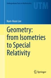 Cover von Geometry: from Isometries to Special Relativity