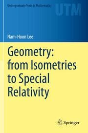 Cover von Geometry: from Isometries to Special Relativity