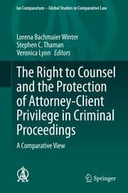 Cover von The Right to Counsel and the Protection of Attorney-Client Privilege in Criminal Proceedings