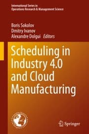 Cover von Scheduling in Industry 4.0 and Cloud Manufacturing