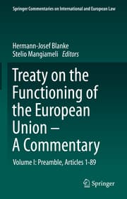 Cover von Treaty on the Functioning of the European Union - A Commentary