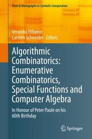 Cover von Algorithmic Combinatorics: Enumerative Combinatorics, Special Functions and Computer Algebra