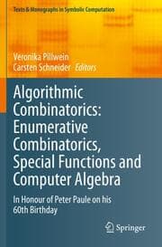Cover von Algorithmic Combinatorics: Enumerative Combinatorics, Special Functions and Computer Algebra