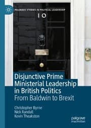 Cover von Disjunctive Prime Ministerial Leadership in British Politics