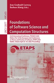 Cover von Foundations of Software Science and Computation Structures