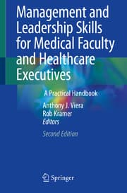 Cover von Management and Leadership Skills for Medical Faculty and Healthcare Executives