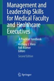 Cover von Management and Leadership Skills for Medical Faculty and Healthcare Executives