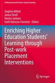 Cover von Enriching Higher Education Students' Learning through Post-work Placement Interventions