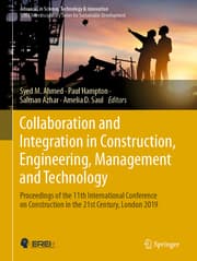 Cover von Collaboration and Integration in Construction, Engineering, Management and Technology