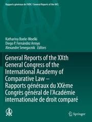 Cover von General Reports of the XXth General Congress of the International Academy of Comparative Law - Rapports généraux du XXème Congrès général de l'Académie internationale de droit comparé