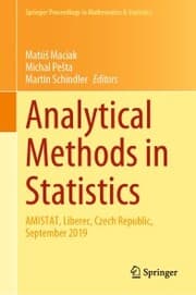 Cover von Analytical Methods in Statistics