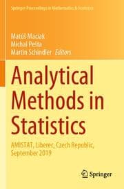 Cover von Analytical Methods in Statistics