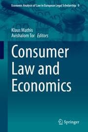 Cover von Consumer Law and Economics