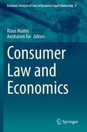 Cover von Consumer Law and Economics