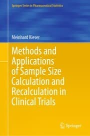 Cover von Methods and Applications of Sample Size Calculation and Recalculation in Clinical Trials