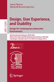 Cover von Design, User Experience, and Usability. Design for Contemporary Interactive Environments