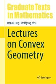 Cover von Lectures on Convex Geometry