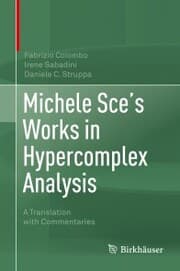 Cover von Michele Sce's Works in Hypercomplex Analysis