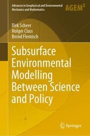 Cover von Subsurface Environmental Modelling Between Science and Policy