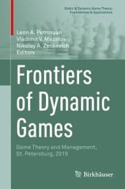 Cover von Frontiers of Dynamic Games