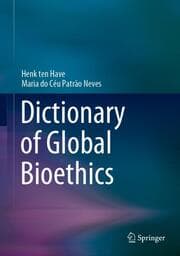 Cover von Dictionary of Global Bioethics