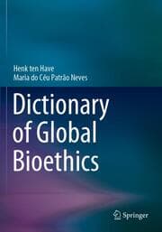 Cover von Dictionary of Global Bioethics