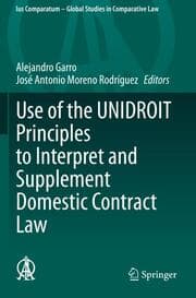Cover von Use of the UNIDROIT Principles to Interpret and Supplement Domestic Contract Law