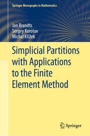 Cover von Simplicial Partitions with Applications to the Finite Element Method