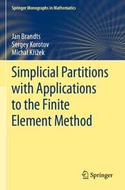 Cover von Simplicial Partitions with Applications to the Finite Element Method